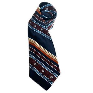 Vintage Lilly Dache Paris Rome Los Angeles 60s/70s Tie